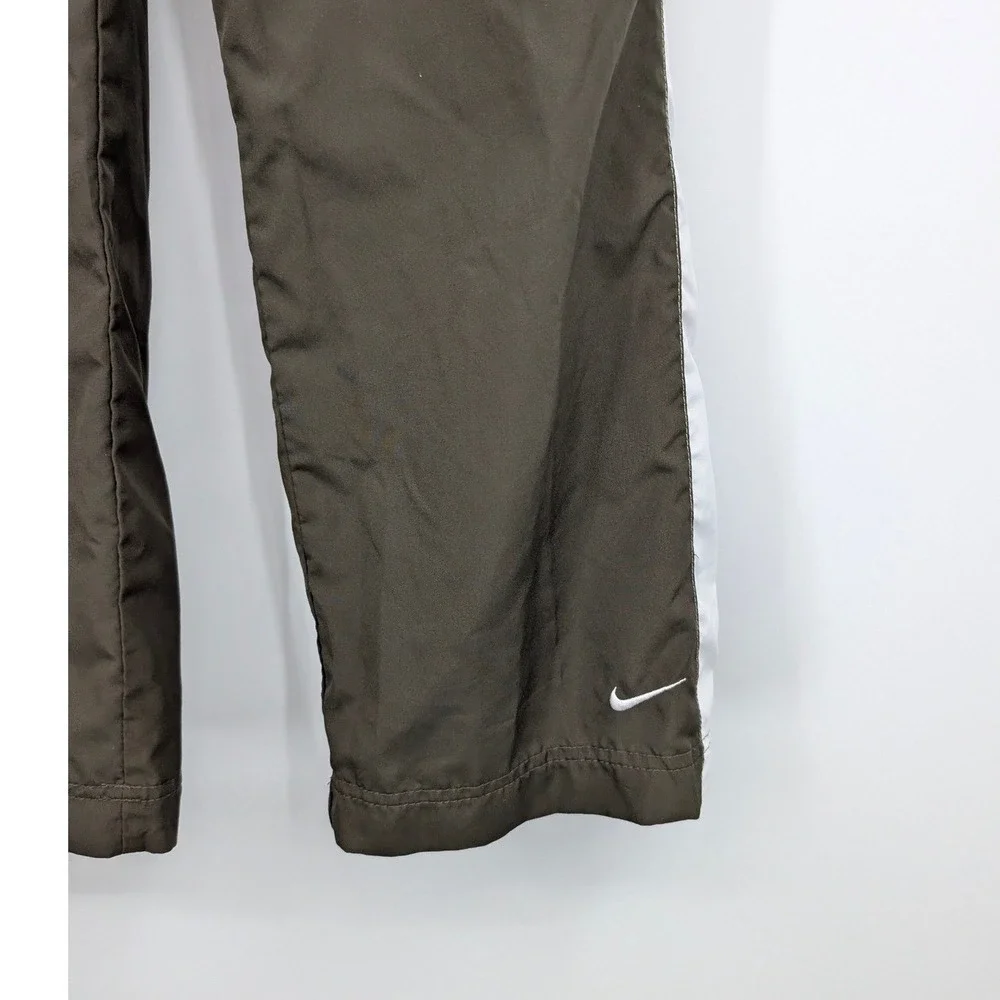 Vintage Nike Sportswear‎ Track Pants Brown Green Y2K Women's sz Med